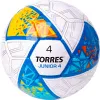 Мяч футб. TORRES Junior-4, F323804, р.4,глянц.ПУ, 4 сл, 32п, руч.сш, бел-жел-гол за 2&nbsp;070.60 ₽ купить в Владимире