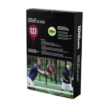 Набор для падела WILSON Optix XP Padel KIT, WR202110U2, ракетка + 3мяча, красный за 20&nbsp;362.60 ₽ купить в Владимире