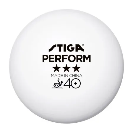 Мяч для наст. тенниса Stiga Perform 3***, 40+, 1113-2110-06, пластик, ITTF Appr., уп.6 шт, бел за 2&nbsp;121.60 ₽ купить в Владимире