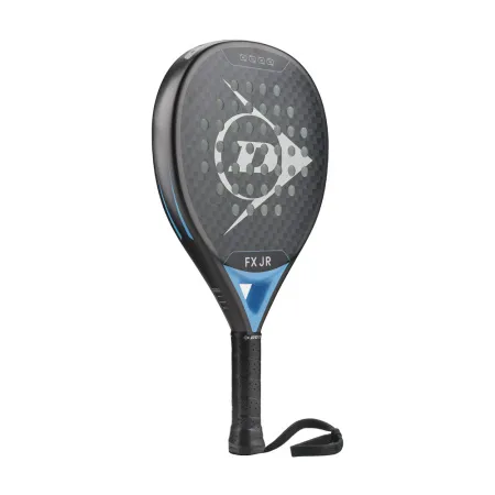 Ракетка для падела Dunlop FX Jr, 10370738, для юниоров, гибрид, графит, черно-голубой за 11&nbsp;019.40 ₽ купить в Владимире