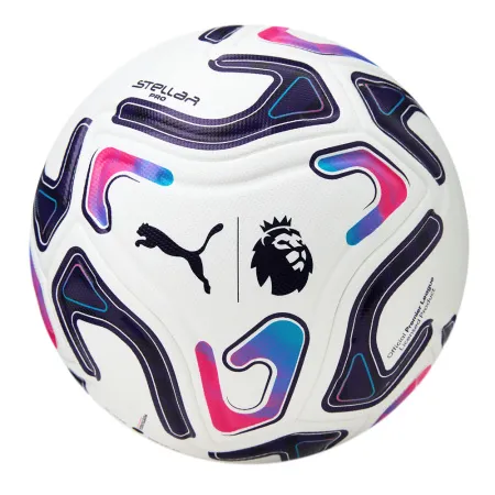 Мяч футб. PUMA Stellar Pro PL, 08510701, р.5, FIFA Quality Pro, 8п, ПУ, термосш, бело-фиолетовый за 9&nbsp;069.50 ₽ купить в Владимире