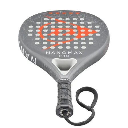 Ракетка для падела Dunlop Nanomax Pro, 10370739, для профессионалов, карбон,серо-оранжевый за 17&nbsp;248.20 ₽ купить в Владимире