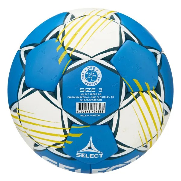 Мяч ганд. SELECT HB FORCE DB V25, 1622858205, Senior (р.3), EHF Appr,ПУ, гибр.сш., сине-белый за 8&nbsp;438.80 ₽ в Владимире
