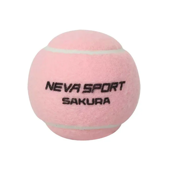 Мяч для падела NS Sakura, UAA2, уп.3 шт, сукно, нат.резина, розовый за 824.50 ₽ в Владимире