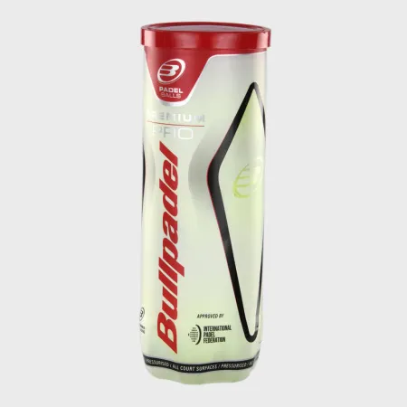 Мяч для падела BULLPADEL Premium PRO, 471959, уп.3 шт, FIP Approved, войлок, нат.резина,желтый за 1&nbsp;094.80 ₽ купить в Владимире