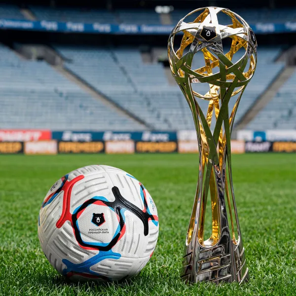 Мяч футб. KELME Russian Premier League, 7601QU5216-100, р.5, FIFA Pro, 10п, ПУ, термосш, бел-син-кр за 10&nbsp;672.60 ₽ в Владимире