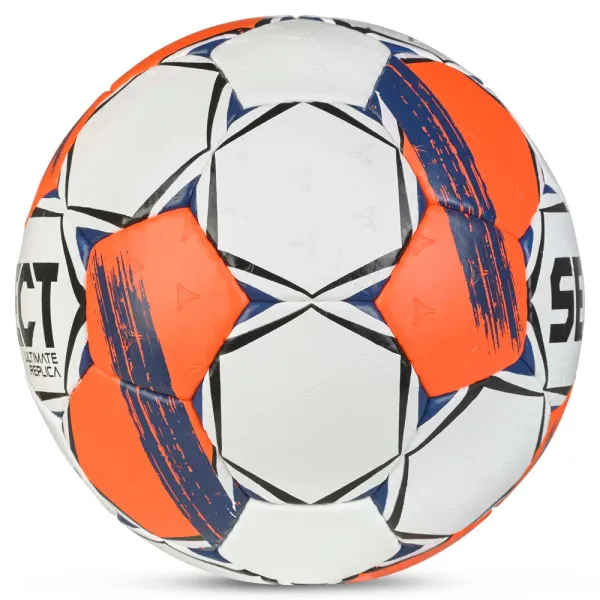 Мяч ганд. SELECT Ultimate Replica v25, 3572858745, р.3(Senior), ПУ,руч.сш, бел-оранж-т.син за 5&nbsp;373.70 ₽ в Владимире