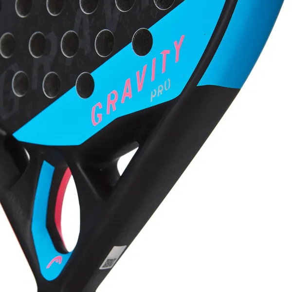 Ракетка для падела HEAD Gravity Pro 2022, 228162,для продв.игр., карбон, стекловолокно,черн-сине-роз за 16&nbsp;138.10 ₽ в Владимире