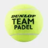 Мяч для падела Dunlop Team Padel, 601553, уп.3 шт, сукно, нат.резина,желтый за 1&nbsp;110.10 ₽ купить в Владимире