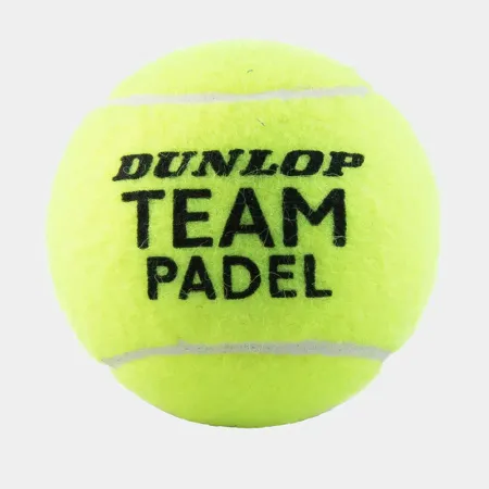 Мяч для падела Dunlop Team Padel, 601553, уп.3 шт, сукно, нат.резина,желтый за 1&nbsp;110.10 ₽ купить в Владимире