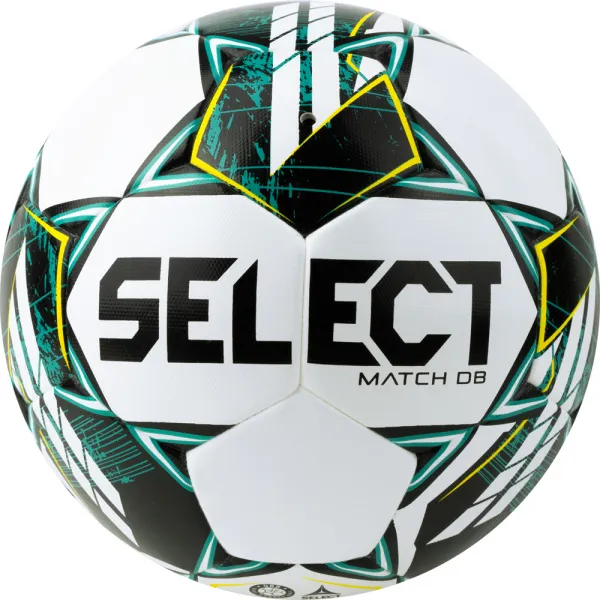 Мяч футб. SELECT Match DВ V23, 0575360004,р.5, FIFA Basic, 32п, ПУ, гибр.сш., бело-зелено-черн за 5&nbsp;875.20 ₽ в Владимире