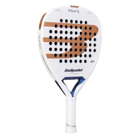 Ракетка для падела BULLPADEL Pearl 27, 497249, для проф-в, стекловолокно,карбон, бело-золотистый за 44&nbsp;319 ₽ купить в Владимире
