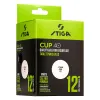 Мяч для наст. тенниса Stiga Cup ABS, 1110-2510-12, диам.40+мм, пластик, упак. 12 шт, белый за 1&nbsp;774.80 ₽ купить в Владимире