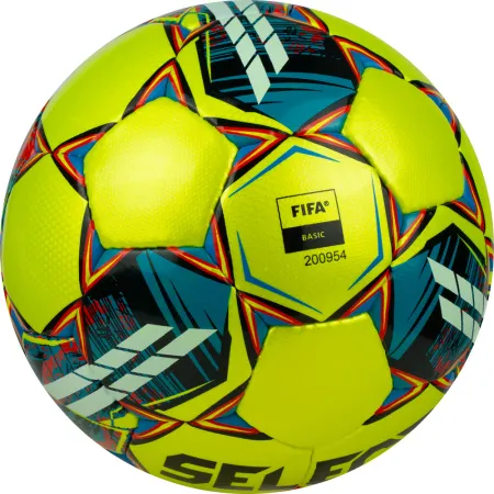 Мяч футзал. SELECT Futsal Mimas, 1053460550, р.4,FIFA Basic, 32 пан, гл.ПУ, руч.сш, жел-сине-красный за 6&nbsp;303.60 ₽ купить в Владимире