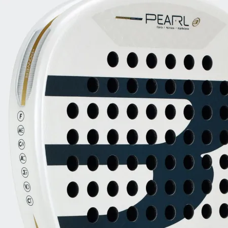 Ракетка для падела BULLPADEL Pearl 26, 493804, для профессионалов, карбон, бело-серый за 35&nbsp;929.50 ₽ купить в Владимире