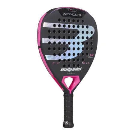 Ракетка для падела BULLPADEL Wonder 27, 497250, для продв.игроков, стекловолокно, карбон, черно-роз за 42&nbsp;969.20 ₽ купить в Владимире