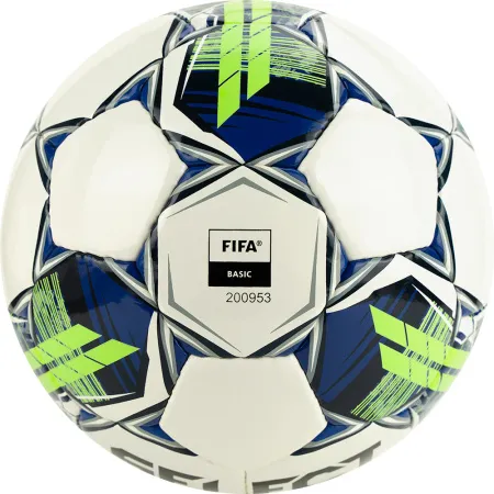 Мяч футзал. SELECT Futsal Master Shiny V22, 1043460004, р.4, Basic,32п, гл.ПУ, руч.сш,бел-син-зел за 7&nbsp;539.50 ₽ купить в Владимире