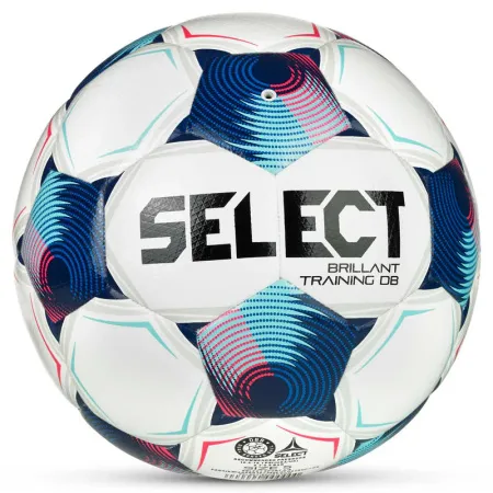 Мяч футб. SELECT Brillant Training DB V25, 0864171002, р.4, 32п, ТПУ, гибр.сш, бело-синий за 4&nbsp;936.80 ₽ купить в Владимире