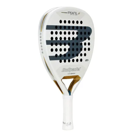 Ракетка для падела BULLPADEL Pearl 26, 493804, для профессионалов, карбон, бело-серый за 35&nbsp;929.50 ₽ купить в Владимире