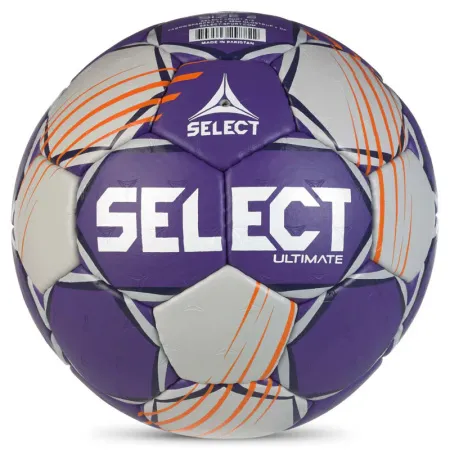 Мяч ганд. SELECT Ultimate Official EHF V24, 1612858999, Senior(р.3), EHF Appr, ПУ, руч.сш, фиол-сер за 15&nbsp;504 ₽ купить в Владимире