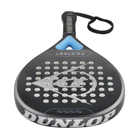 Ракетка для падела Dunlop FX Start, 10370737, для начинающих, гибрид, графит, черно-синий за 13&nbsp;175 ₽ купить в Владимире