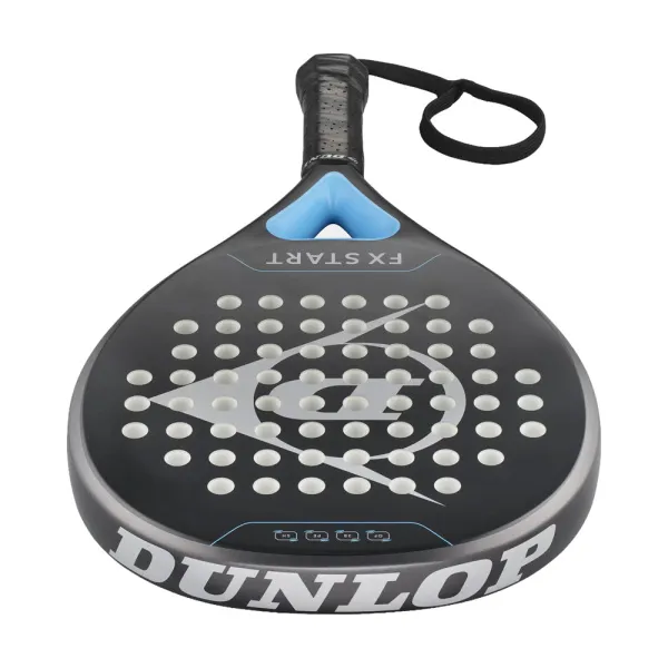 Ракетка для падела Dunlop FX Start, 10370737, для начинающих, гибрид, графит, черно-синий за 13&nbsp;175 ₽ в Владимире