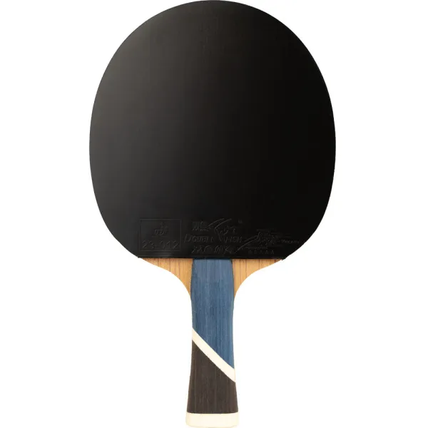 Ракетка для н/т DOUBLE FISH 5A+C, для продвин, ITTF Appr, накл. 2,1 мм, конич. ручка+ 2 мяча V40+мм за 2&nbsp;779.50 ₽ в Владимире