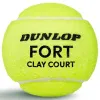 Мяч теннисный Dunlop Fort Clay Court 4B, 601613, уп.4 шт,одобр.ITF и FFT,сукно,нат.резина,желтый за 1&nbsp;812.20 ₽ купить в Владимире