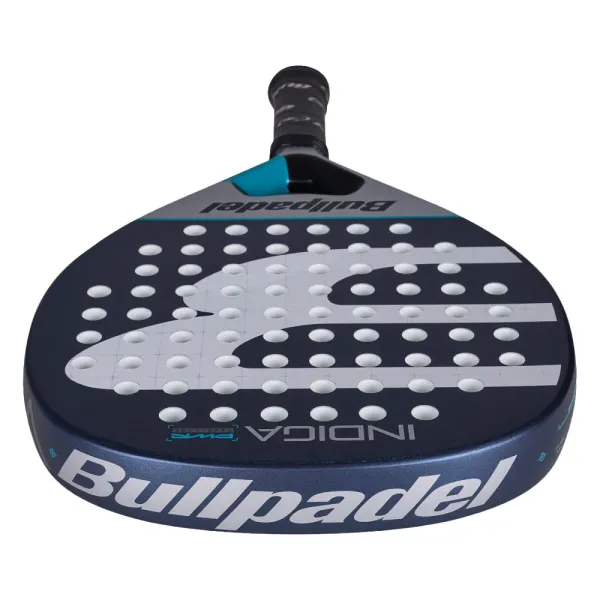 Ракетка для падела BULLPADEL Indiga Power 26, 494416, для начинающих, стекловолокно, темносине-серый за 14&nbsp;672.70 ₽ в Владимире