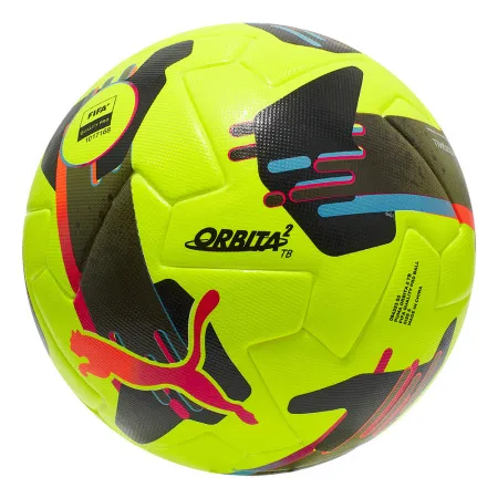 Мяч футб. PUMA Orbita 2 TB, 08432303, р.5, FIFA Quality Pro, 12 пан., ТПУ, термосшивка, желто-черный за 7&nbsp;260.70 ₽ купить в Владимире