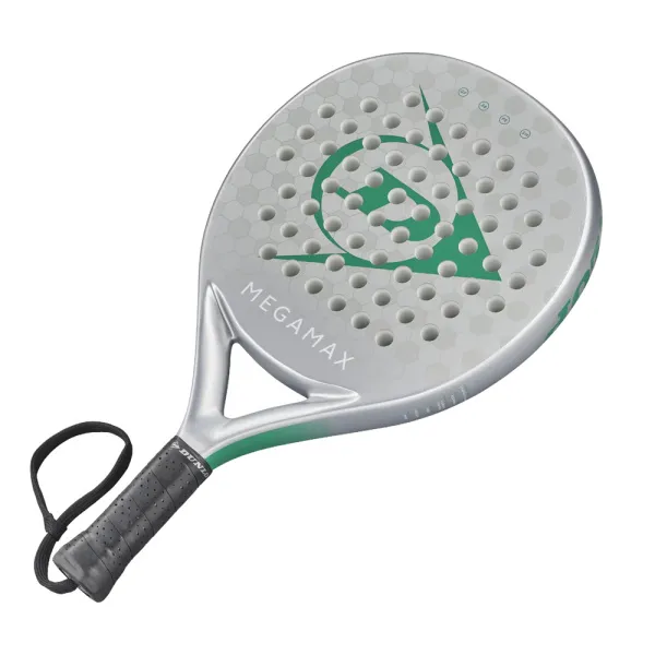Ракетка для падела Dunlop Megamax Silver, 10370741, для начинающих, графит, серебристый за 11&nbsp;740.20 ₽ в Владимире