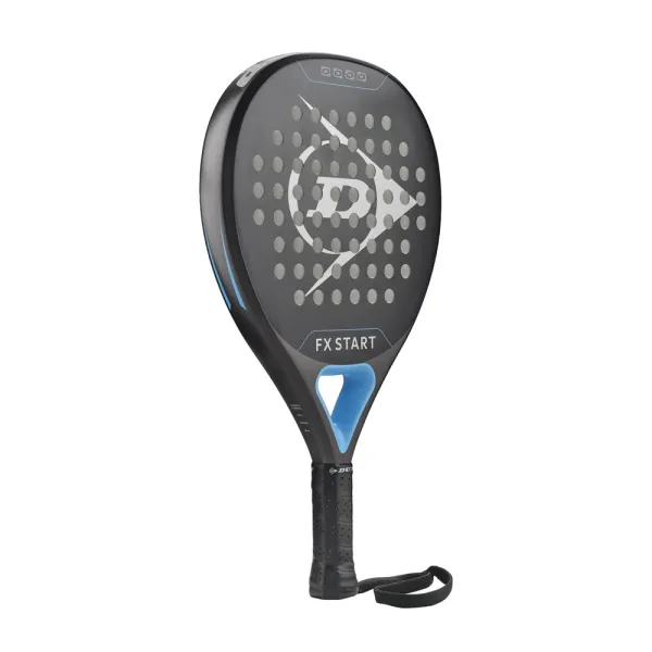 Ракетка для падела Dunlop FX Start, 10370737, для начинающих, гибрид, графит, черно-синий за 13&nbsp;175 ₽ в Владимире