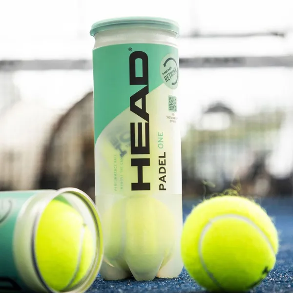 Мяч для падела HEAD Padel One S, 575383, уп.3 шт, FIP Approved, войлок,нат.резина,желтый за 933.30 ₽ в Владимире