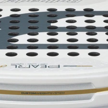 Ракетка для падела BULLPADEL Pearl 26, 493804, для профессионалов, карбон, бело-серый за 35&nbsp;929.50 ₽ купить в Владимире