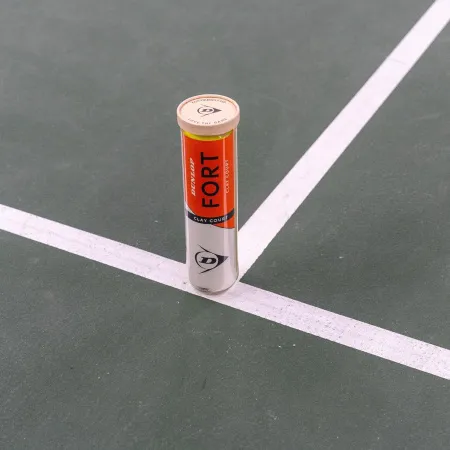 Мяч теннисный Dunlop Fort Clay Court 4B, 601613, уп.4 шт,одобр.ITF и FFT,сукно,нат.резина,желтый за 1&nbsp;812.20 ₽ купить в Владимире