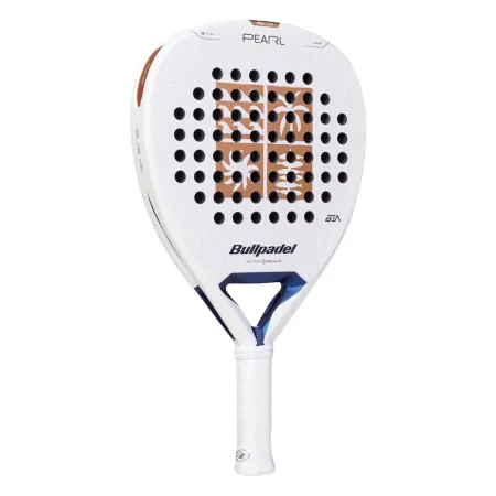 Ракетка для падела BULLPADEL Pearl 27, 497249, для проф-в, стекловолокно,карбон, бело-золотистый за 44&nbsp;319 ₽ купить в Владимире