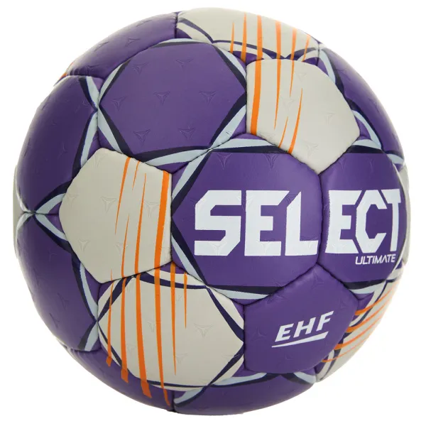 Мяч ганд. SELECT Ultimate Official EHF V24, 1612858999, Senior(р.3), EHF Appr, ПУ, руч.сш, фиол-сер за 15&nbsp;504 ₽ в Владимире
