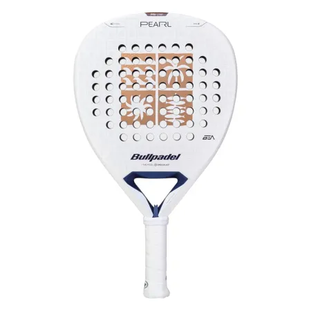 Ракетка для падела BULLPADEL Pearl 27, 497249, для проф-в, стекловолокно,карбон, бело-золотистый за 44&nbsp;319 ₽ купить в Владимире