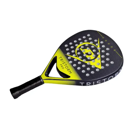 Ракетка для падела Dunlop Tristorm Pro, 10359946, для опытных игроков, графит, черно-желтый за 19&nbsp;643.50 ₽ купить в Владимире