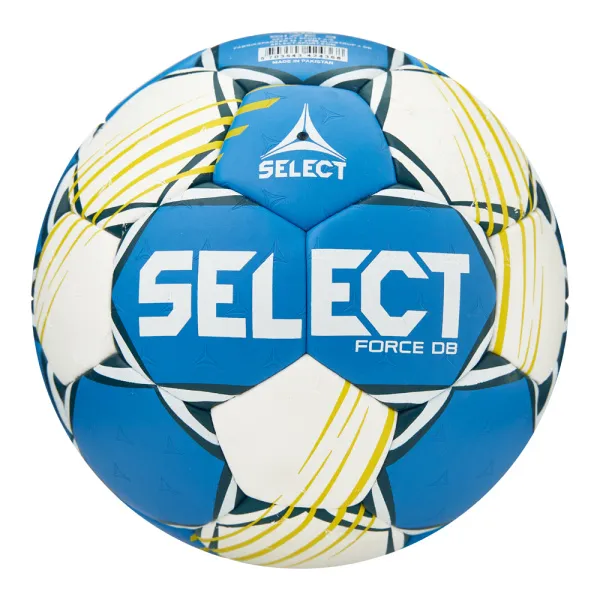 Мяч ганд. SELECT HB FORCE DB V25, 1622858205, Senior (р.3), EHF Appr,ПУ, гибр.сш., сине-белый за 8&nbsp;438.80 ₽ в Владимире