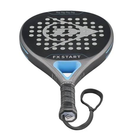 Ракетка для падела Dunlop FX Start, 10370737, для начинающих, гибрид, графит, черно-синий за 13&nbsp;175 ₽ купить в Владимире