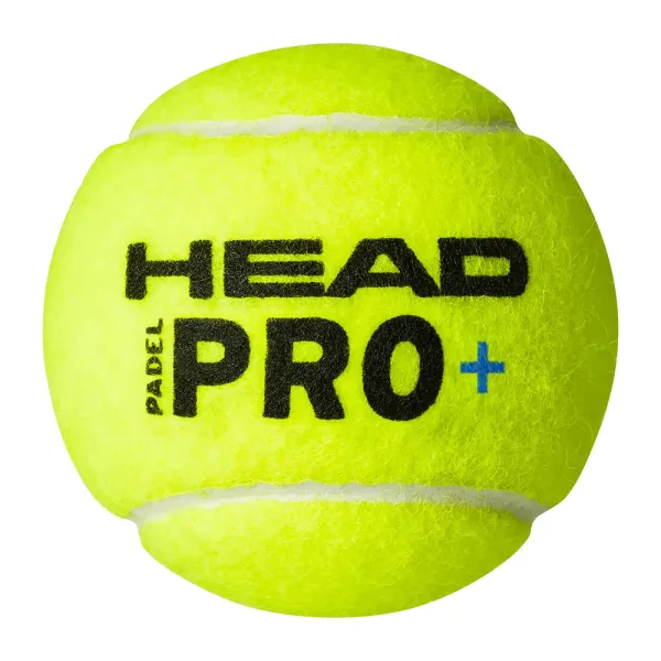Мяч для падела HEAD Padel Pro+, 540203, уп.3 шт, FIP Approved, войлок,нат.резина,желтый за 933.30 ₽ в Владимире